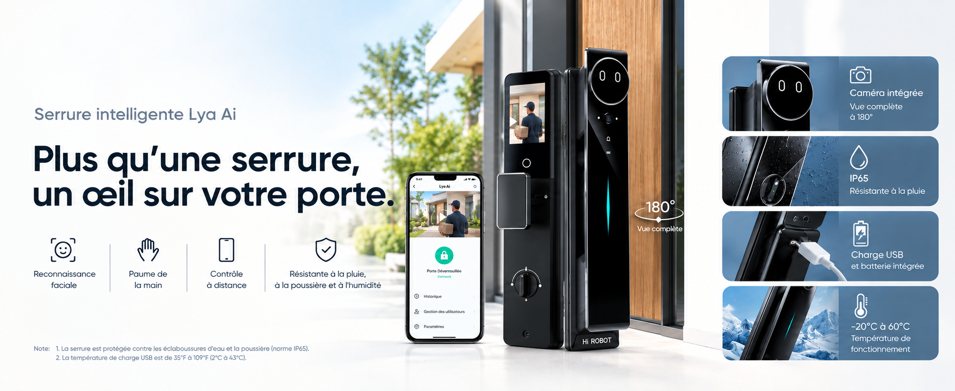 serrure intelligente lya Ai — présentation 2