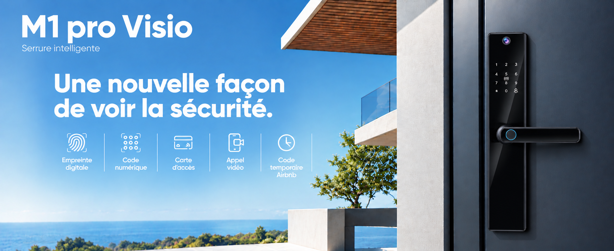 Serrure intelligente M1 pro Visio — présentation 1