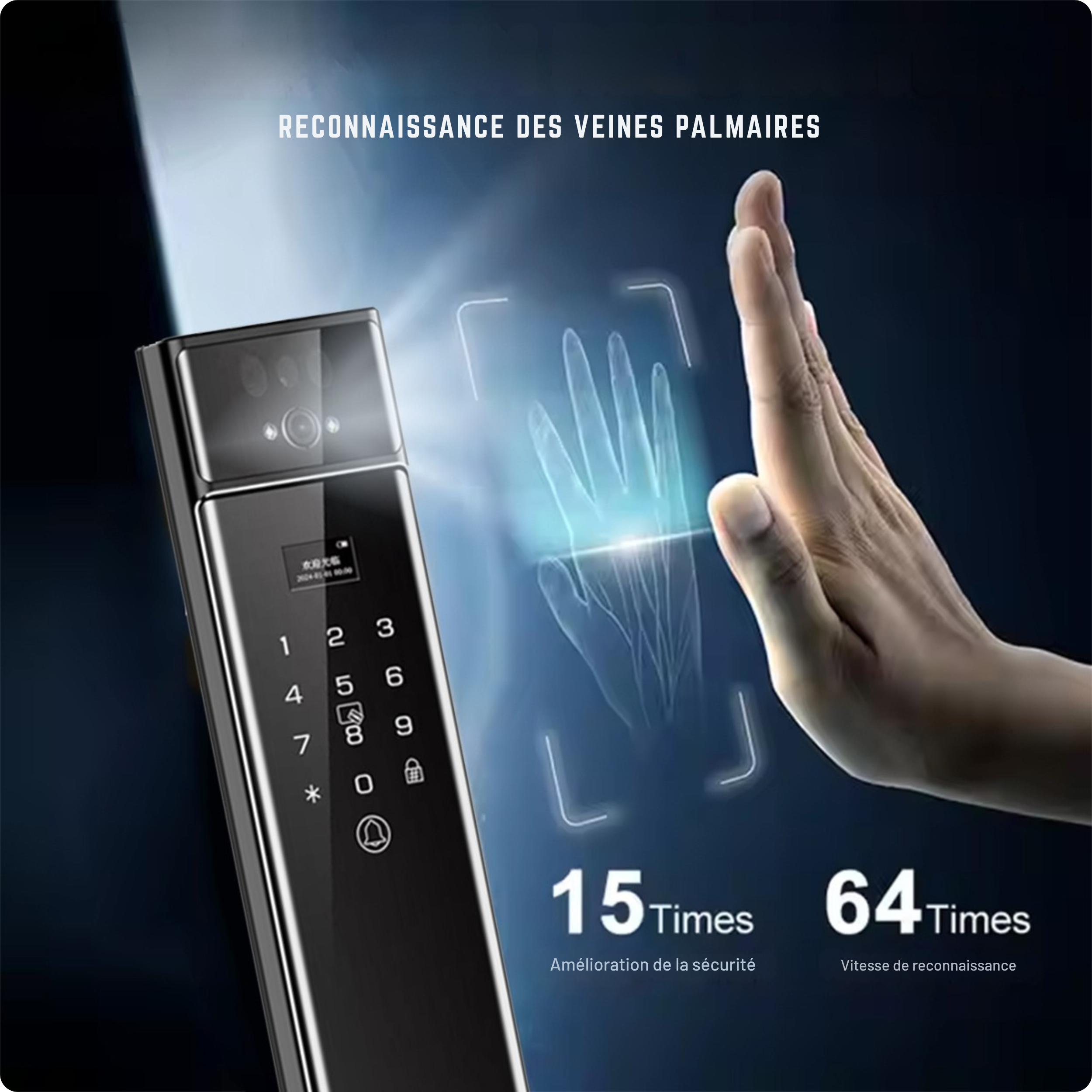 Serrure Connectée Oril10 Face ID
